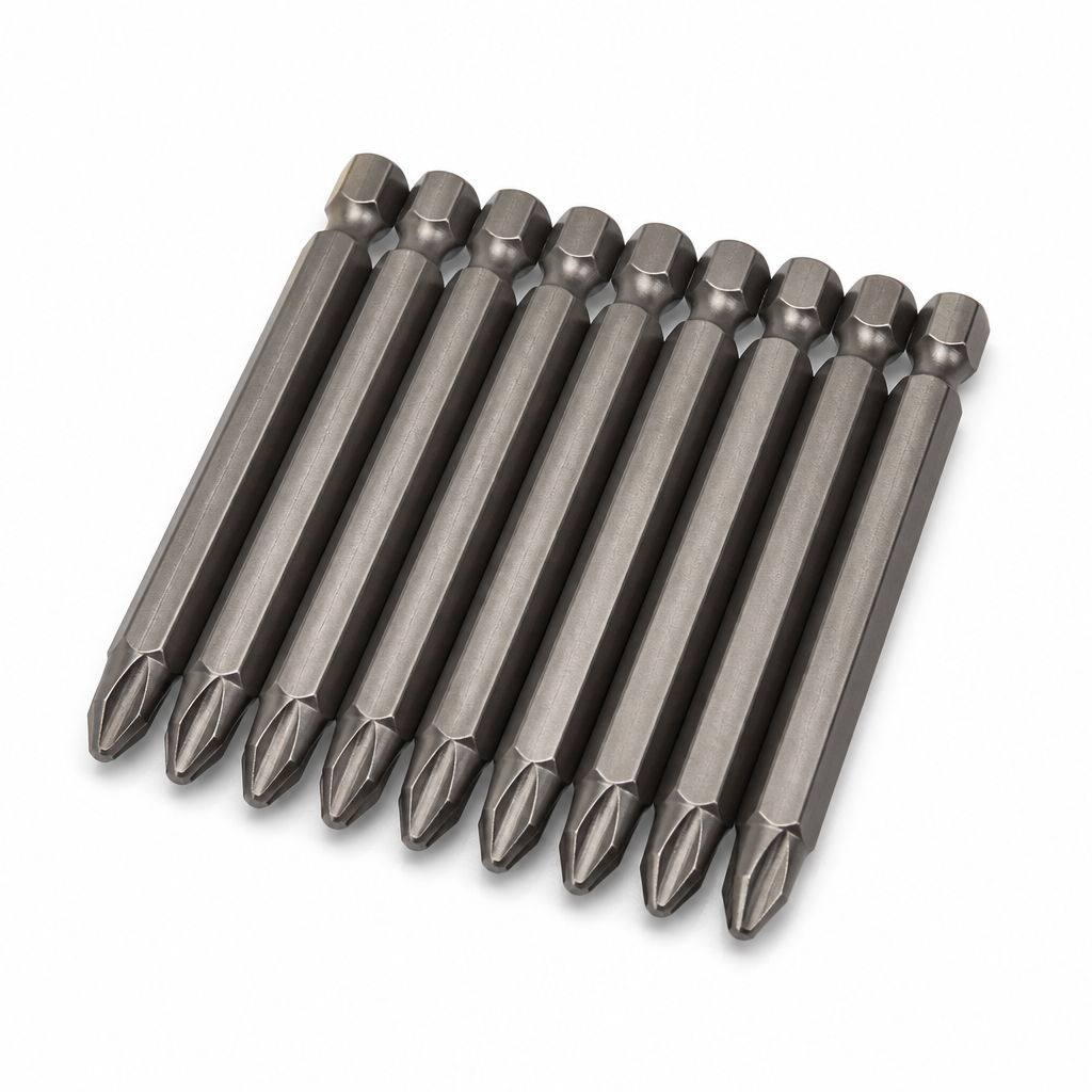 Bits Phillips PH2 Aço S2 (10 peças) - Gross