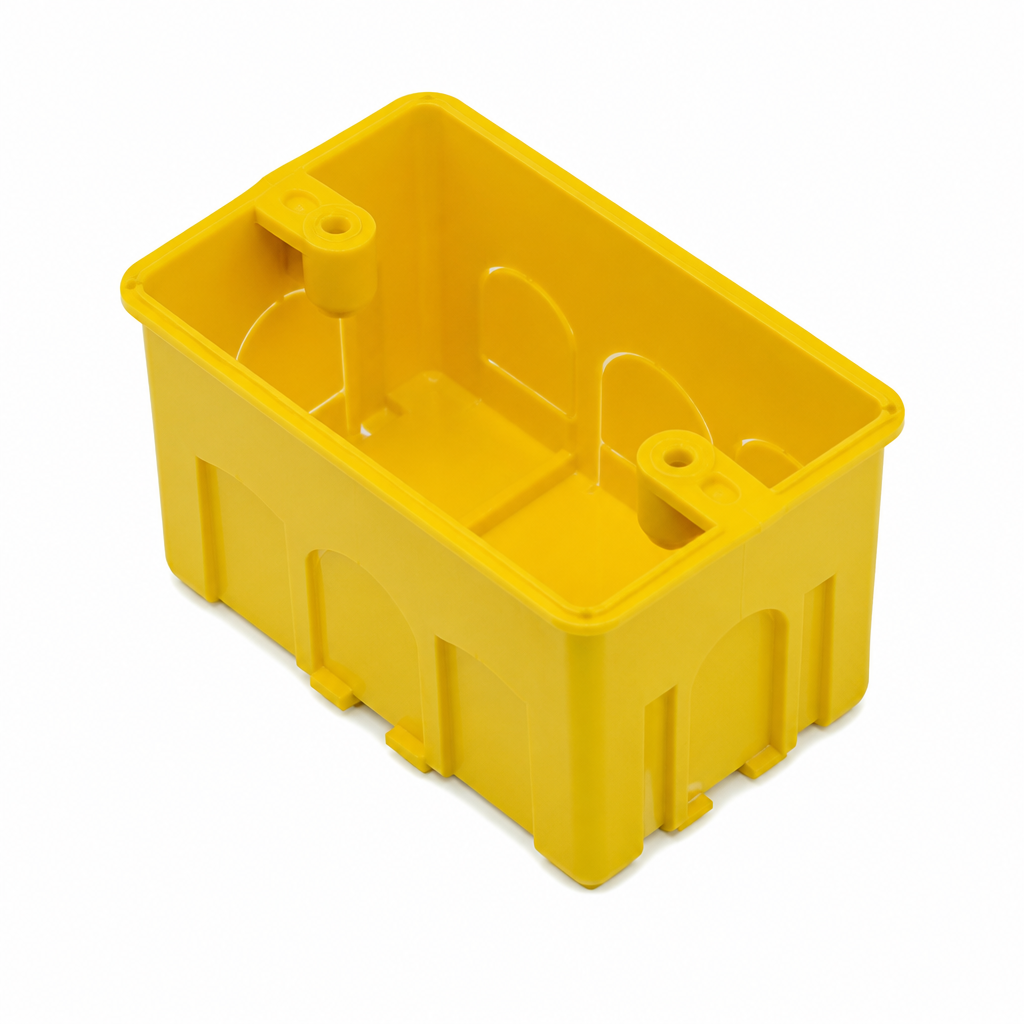 Caixa LUZ 2X4 Plas.amar.roma