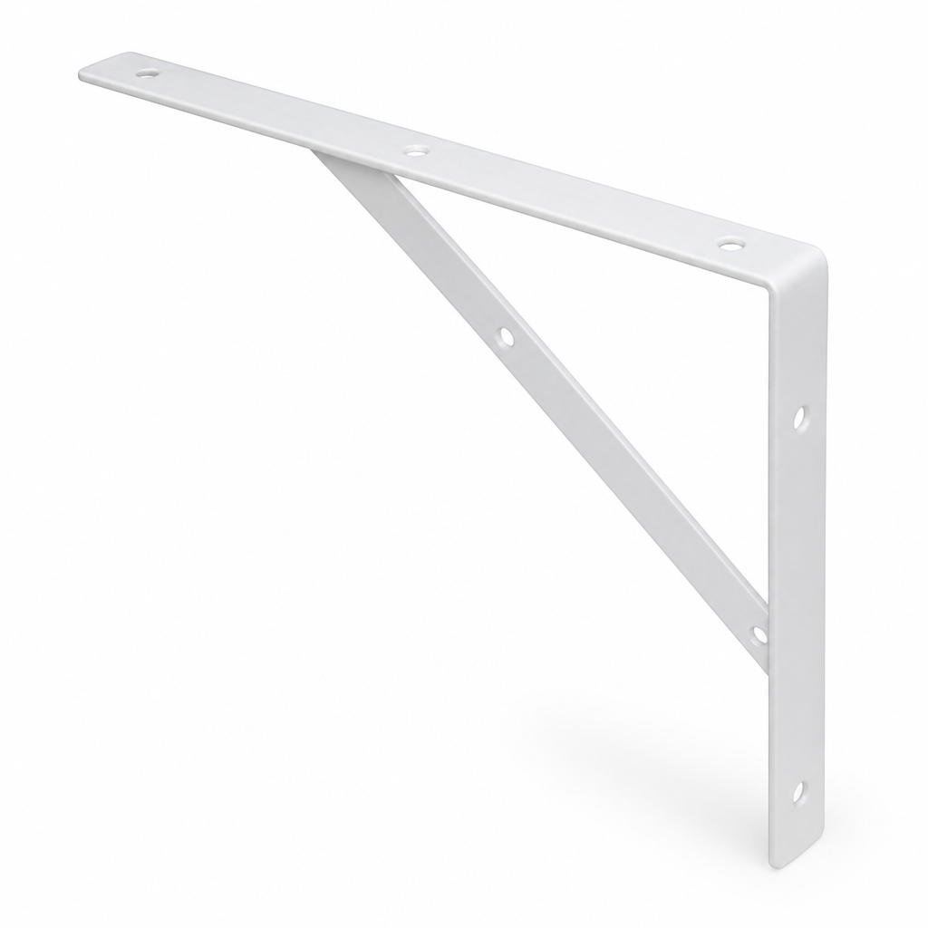 Cantoneira para Trilho Branca 40 cm