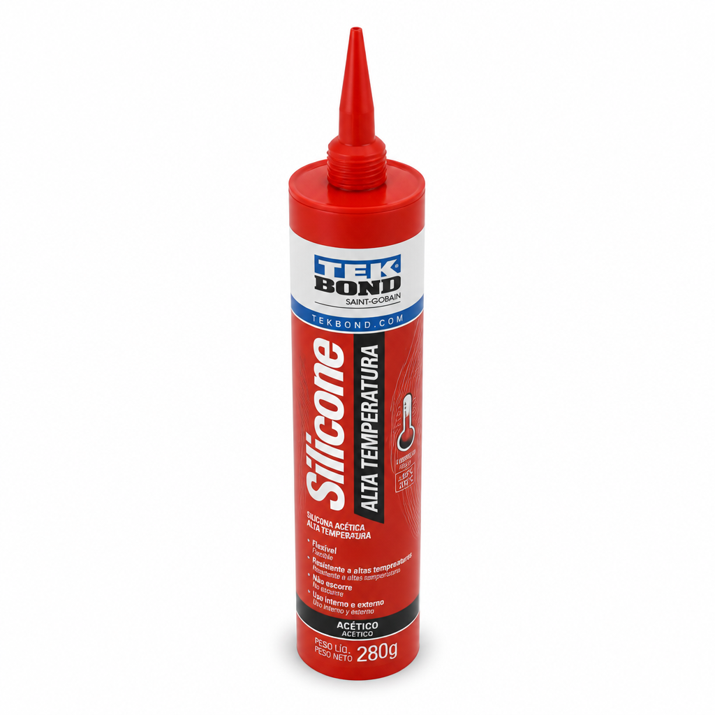 Cola Silicone 280G Alta Temperatura VRM Tekbond