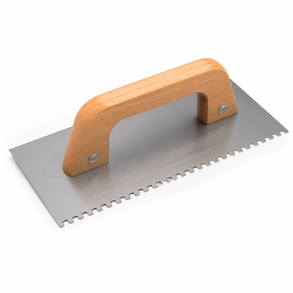 Desempenadeira de Aço Dentada 12 x 25 cm