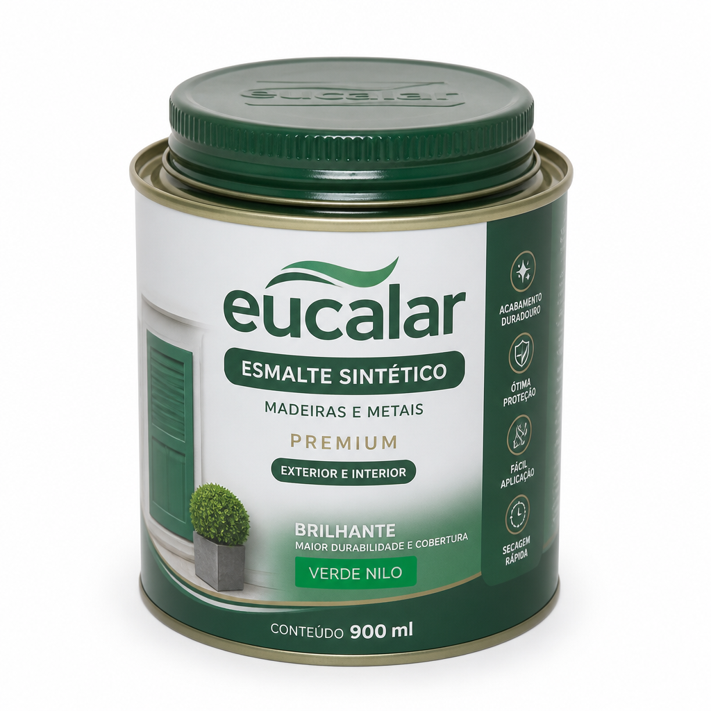 Esmalte Sintético Brilhante Verde Nilo 1/4 Eucalar