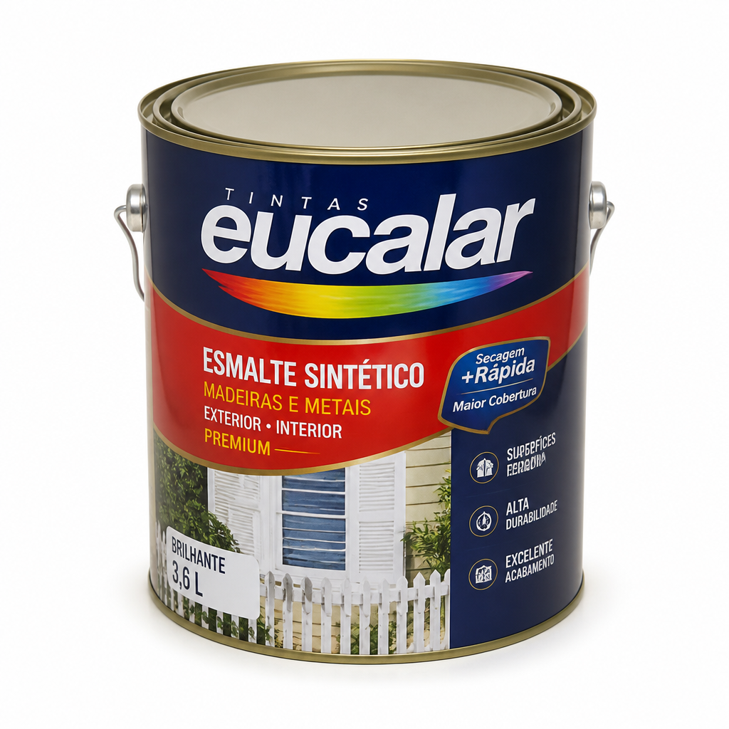 Esmalte Sintético Brilhante Eucalar 3,6 L