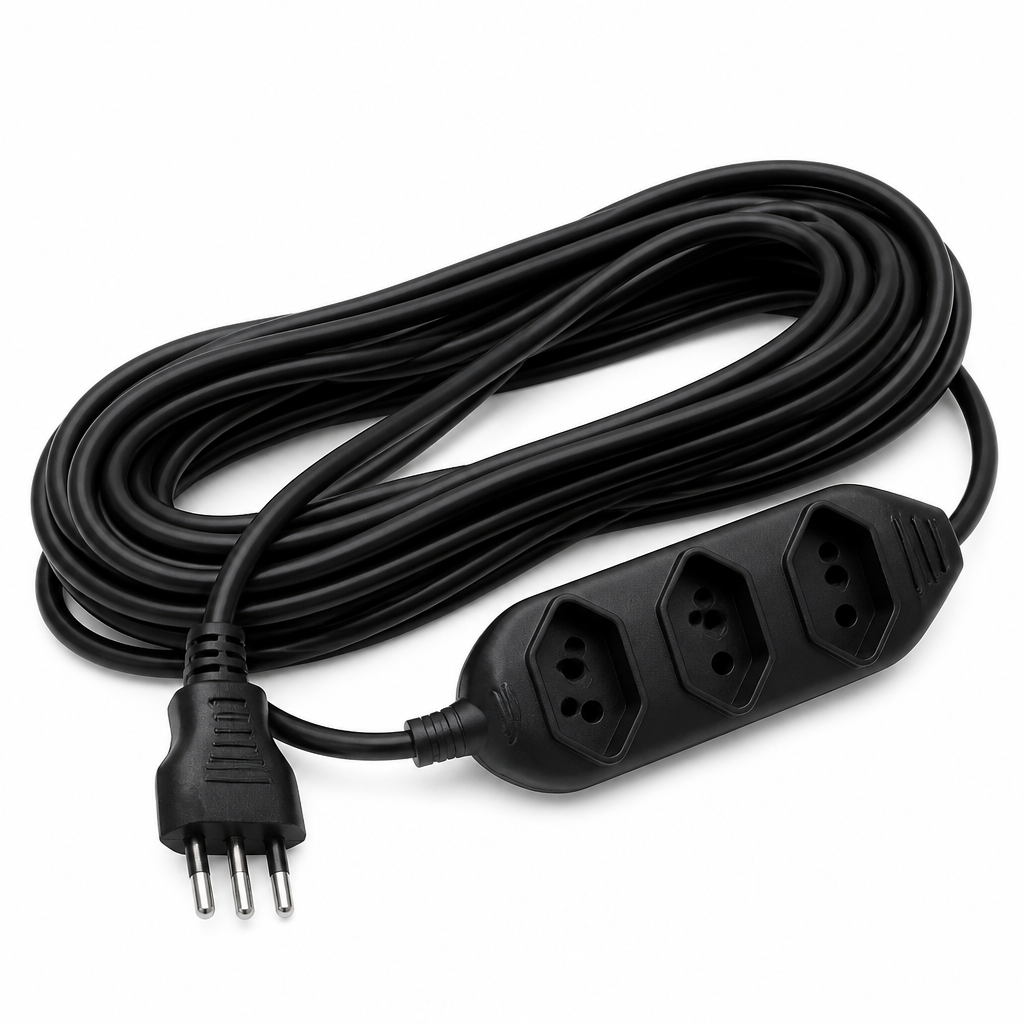 Extensao 10 m PP 2P+T 3SAIDA Natico