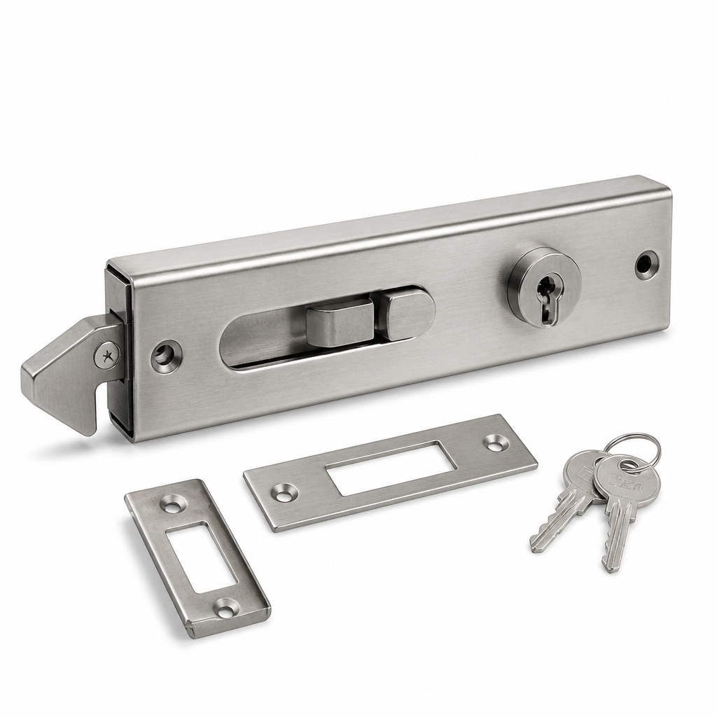 Fechadura 940 - Esp. Inox (G) - Porta de Correr