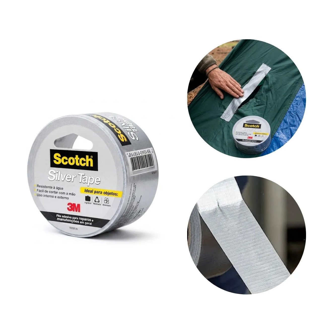 Fita Adesiv Silver Tape CZ Scot45X05.