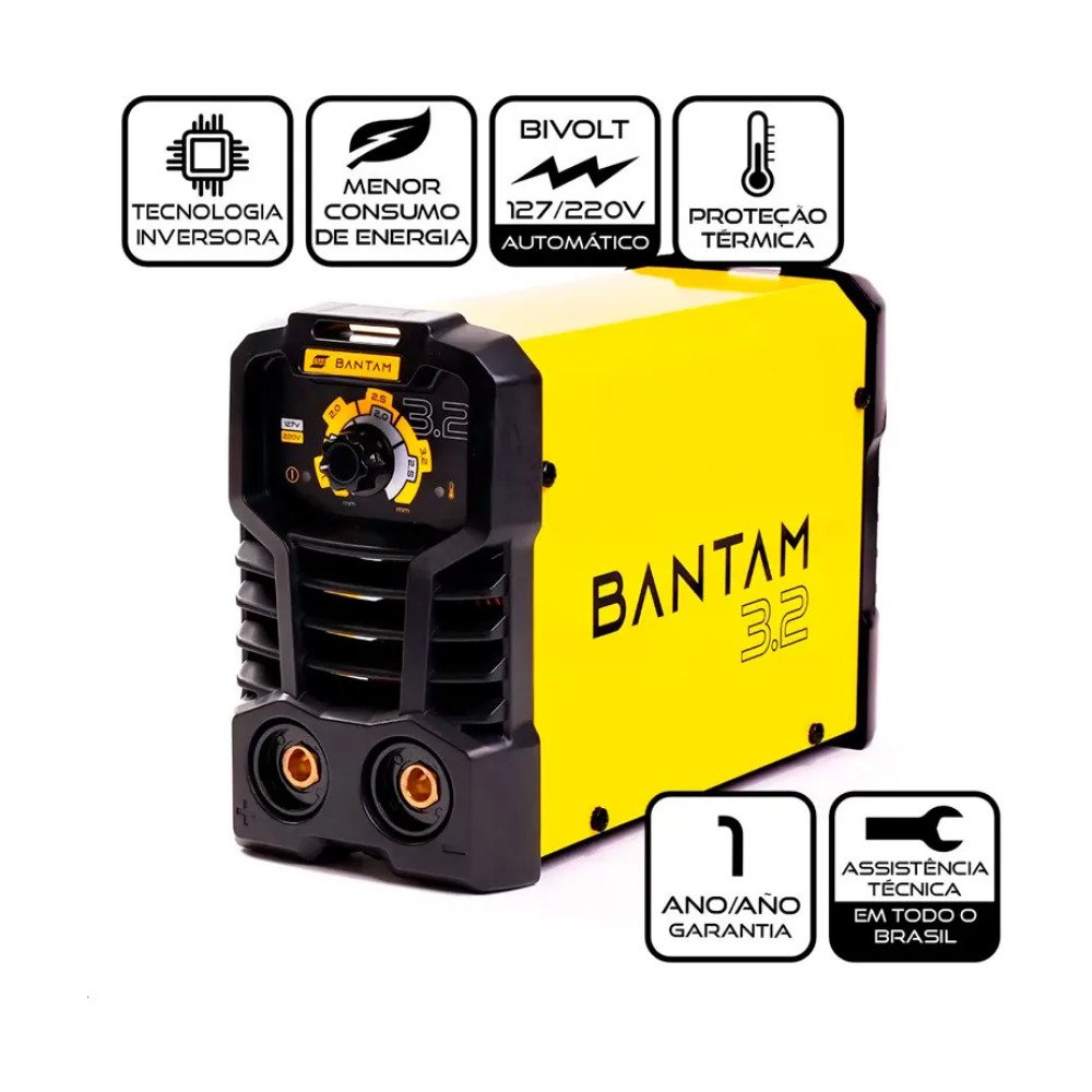 Inversora de Solda Bantam Bivolt