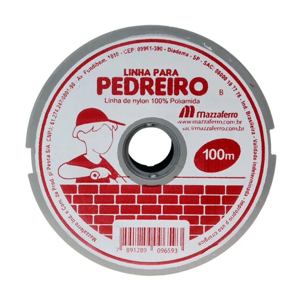 Linha Pedreiro 100MT BCA Lisa Mazzaferro 1 UN