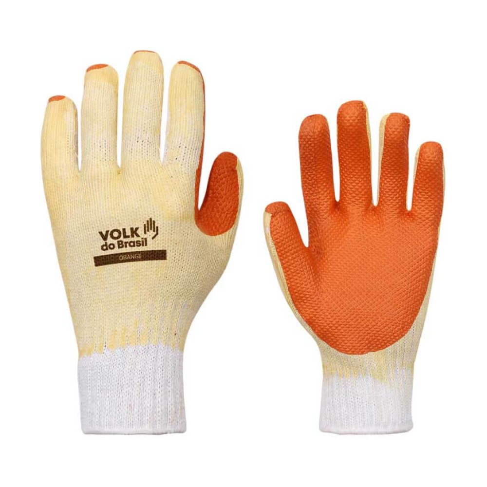 Luva Malha Banhada Previl Volk Laranja