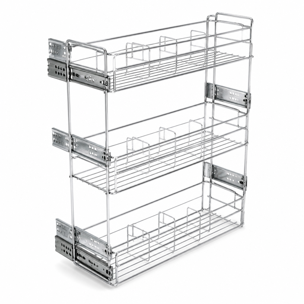 Porta Latas.oleo Triplo LAT CR C Trilhos 125X530X450MM