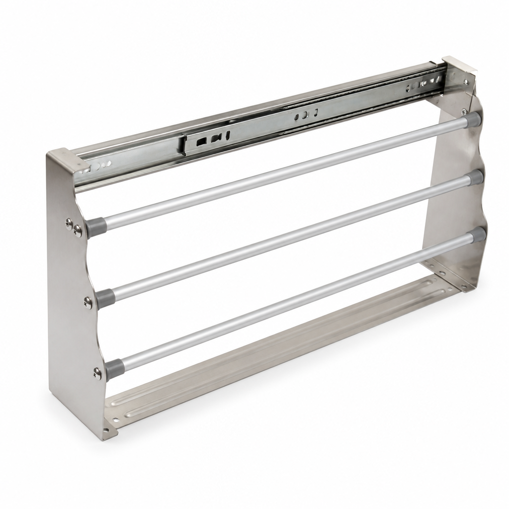 Porta Pano Triplo AL e IN C Trilho CX C 20 UN 110X30X435MM