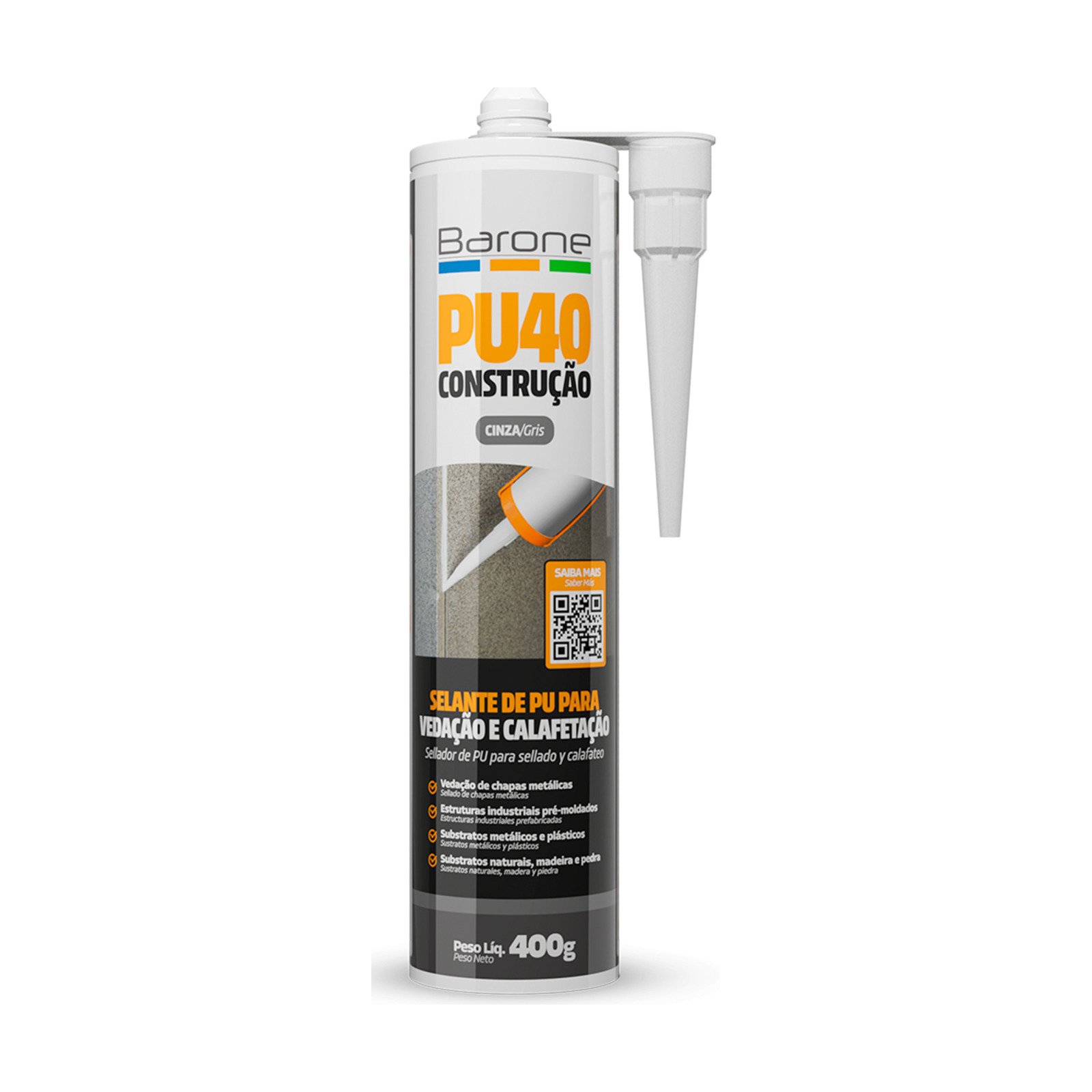 Selante PU CZ 400G Pu40 Garra/Oper/Barone