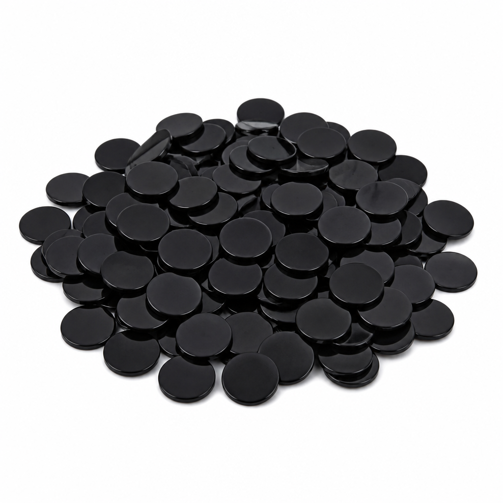 Tapa Furo 8 MM (Preto) Polido