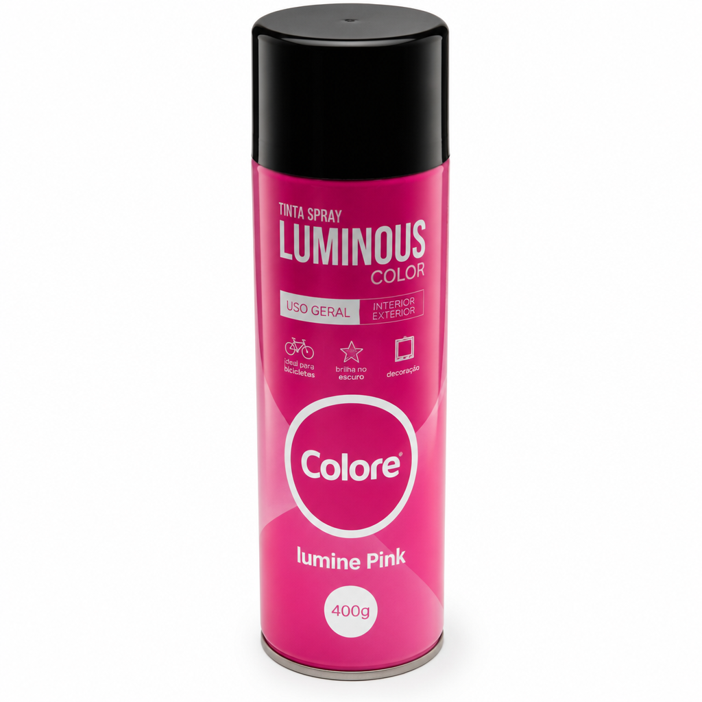 Tinta Spray Lumine Pink 400G Colore